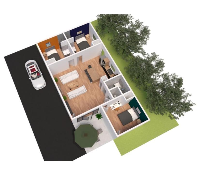 - Sublime Villa Felicidad - Proche Hypercentre - Parking - Terrasse - Wifi 维里埃特 外观 照片