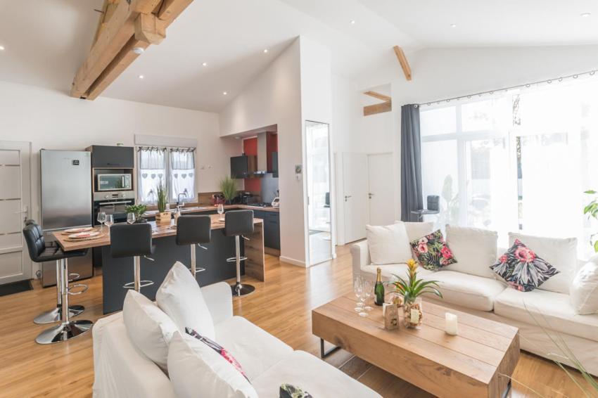 - Sublime Villa Felicidad - Proche Hypercentre - Parking - Terrasse - Wifi 维里埃特 外观 照片